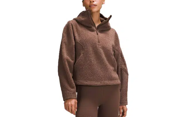 lululemon Looped Terry Fleece Half-Zip Hoodie