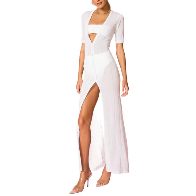 SUPERDOWN Sevilla Knit Maxi Dress