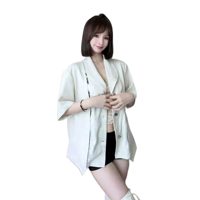 拓菲 花卉休闲高级感小众时髦短袖衬衫 男女同款