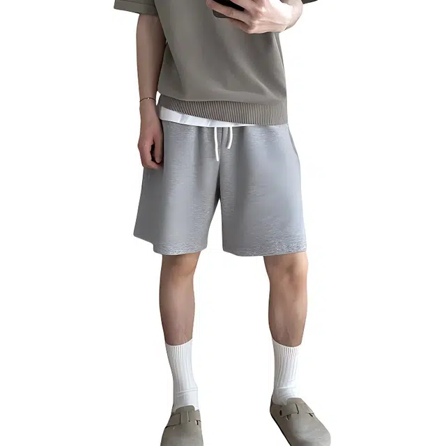 单爵 美式潮牌个性篮球运动宽松直筒五分裤子休闲短裤 男女同款