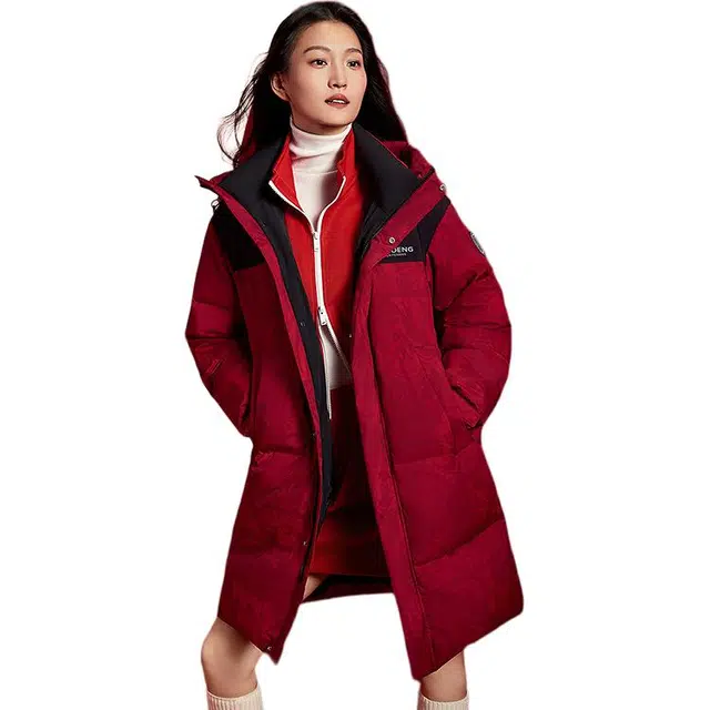 波司登 宽松连帽街头长袖羽绒服 女款