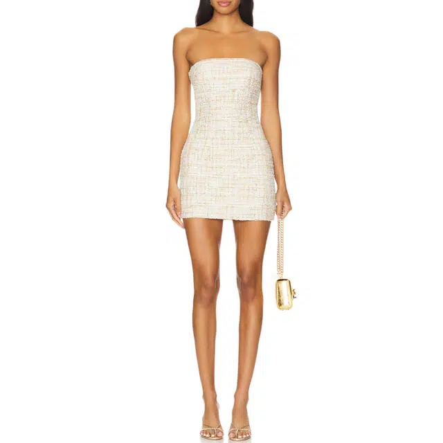 SUPERDOWN Strapless Dress