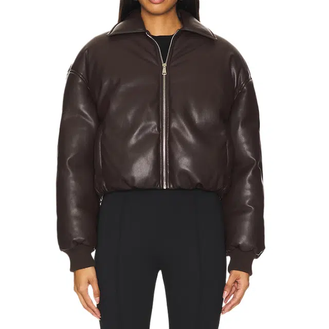 SUPERDOWN Sanja Faux Leather Jacket