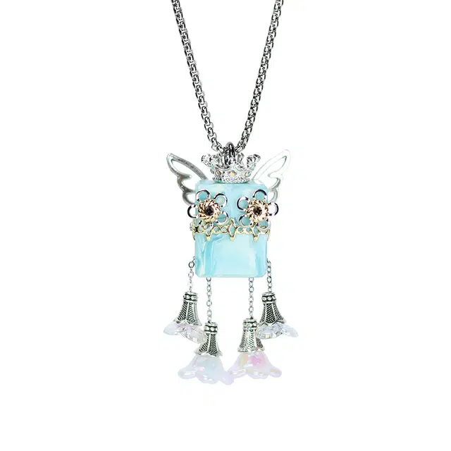 木小魔 小梦蝶蒸汽朋克风 合金 项链 男女同款情侣款