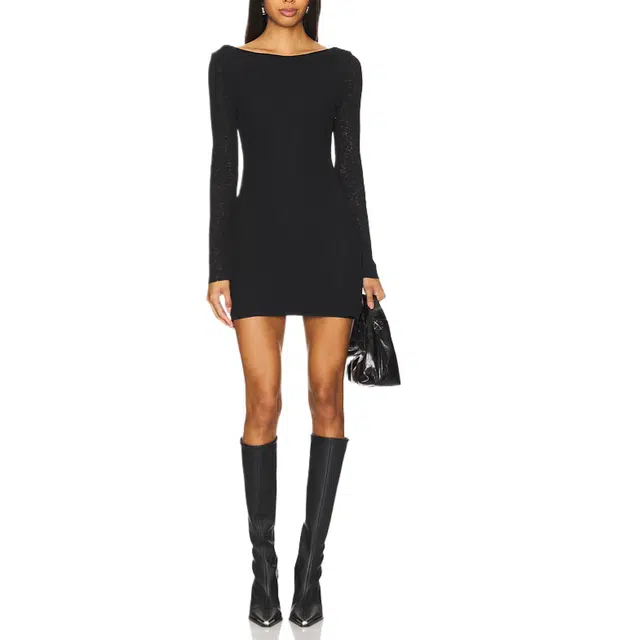 SUPERDOWN Patricia Low Back Dress