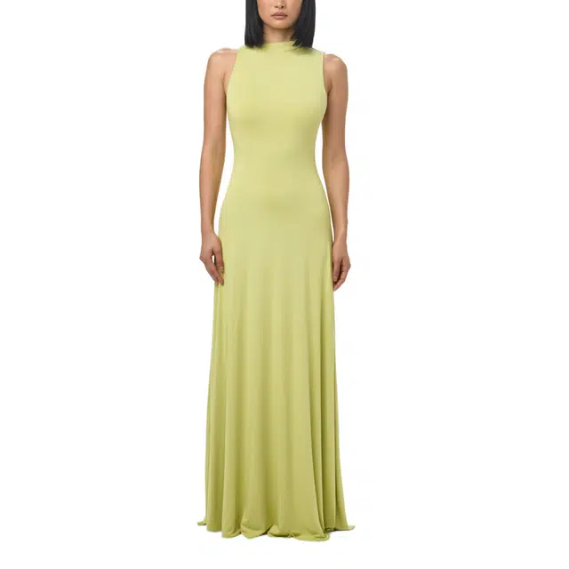 NAKED WARDROBE Smooth Sleeveless A-Line Maxi Dress