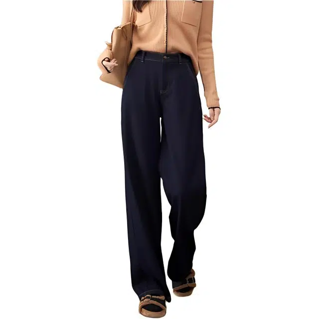 娅丽达 宽松休闲百搭牛仔裤 女款