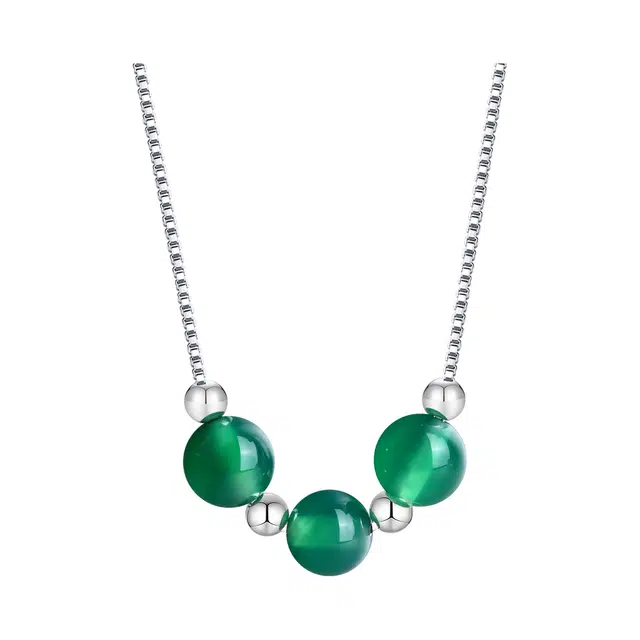 恋朵 新中式 三生三世 转运珠 玉髓 项链 女款 礼盒装