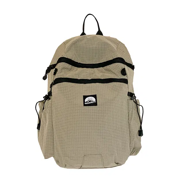 醇龙 纯色时尚潮流 尼龙布 双肩包 常规 男女同款情侣款 多色