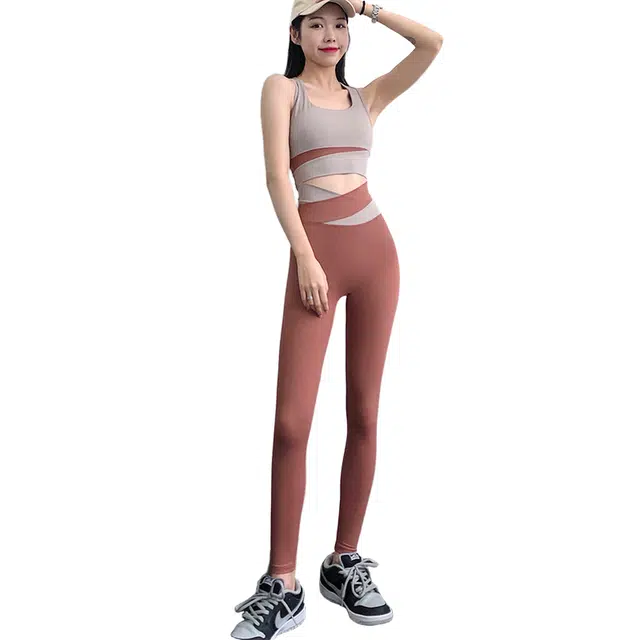 怪力萝莉  瑜伽服女高腰显瘦弹力无痕健运动内衣跑步防震防下垂背心  健身衣  女款