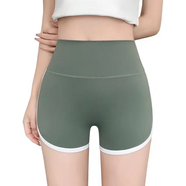 木清清 三分鲨鱼裤薄款收腹提臀防走光打底裤可外穿拼接瑜伽安全裤休闲短裤 女款