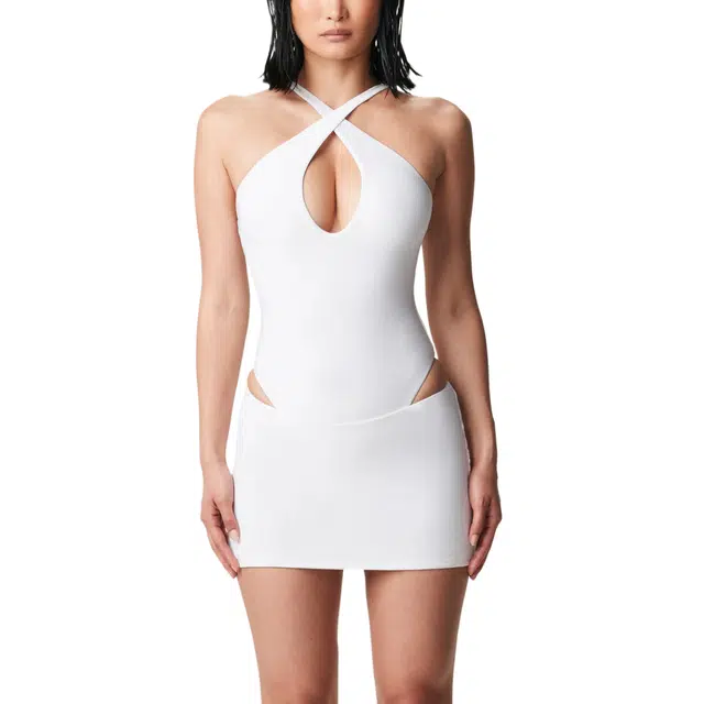 NAKED WARDROBE Cover-Up Mini Skirt