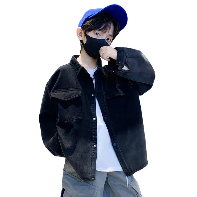 浪莎夹克外套 翻领舒适长袖简约 儿童款