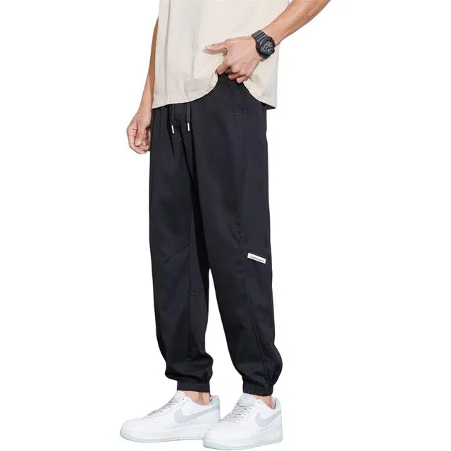 宝米卡 运动宽松束脚九分裤户外山系工装裤休闲裤 男女同款