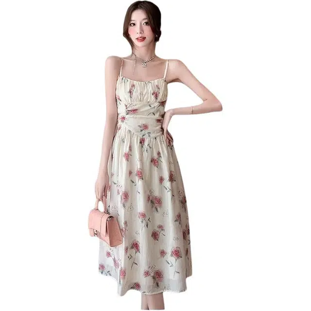 黛尔佳人 潮流舒适时尚吊带连衣裙 女款