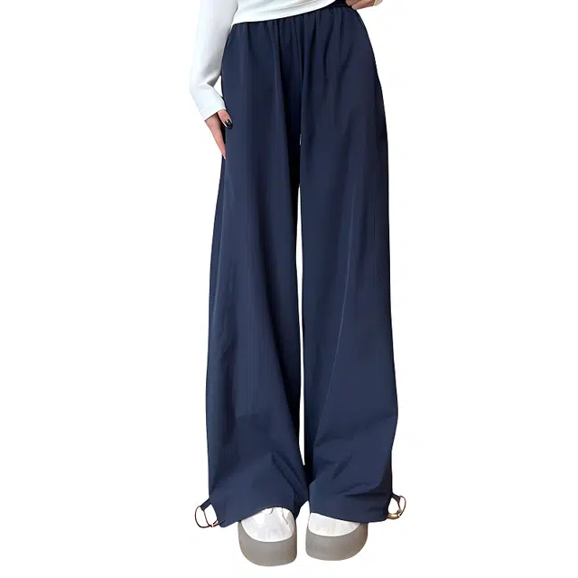 识恩 速干宽松直筒夏季薄款爬山裤阔腿运动裤休闲裤 女款