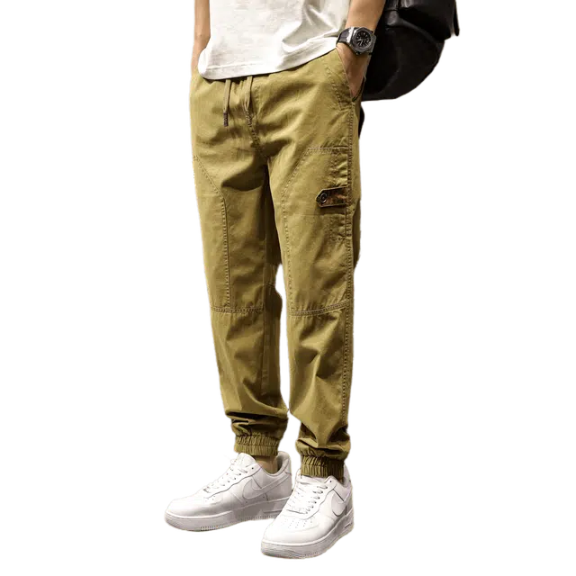 路杰邦 美式潮牌痞帅工装宽松高级感休闲裤 男款