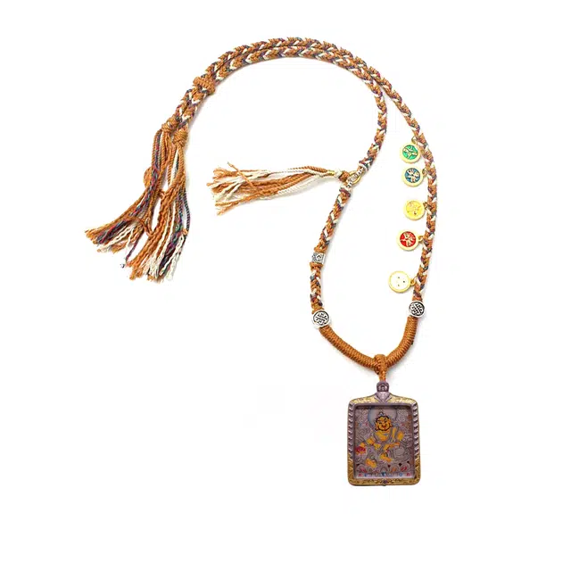 玉临门 水逆退散生肖顺利   水逆绝缘体复古民族风#好运 合金 项链 男女同款情侣款