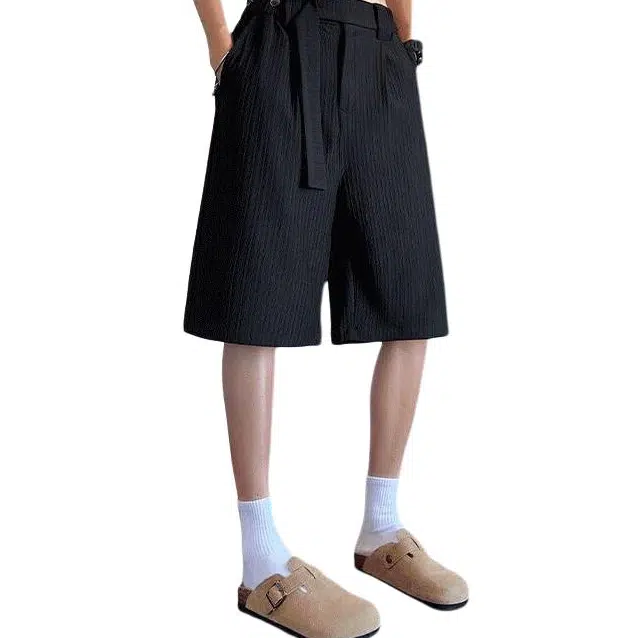 颂希尔 美式简约百搭日常运动五分裤子休闲短裤 男女同款