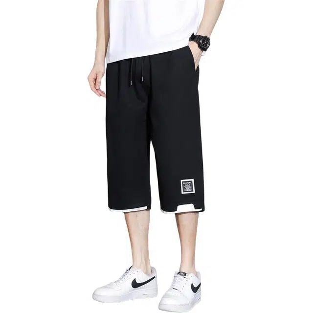 顶峰保罗 速干薄款舒适宽松七分休闲短裤 男女同款