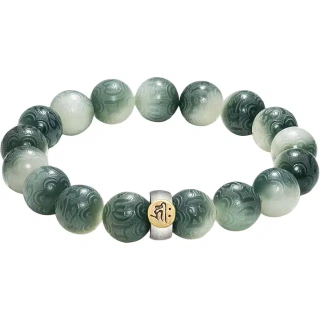 絮物 新中式国潮轻奢小众设计感掌心禅意文玩新宠出街神器八大守护神生肖念珠盘玩诸事顺遂#好运 菩提根 手串 男女同款情侣款