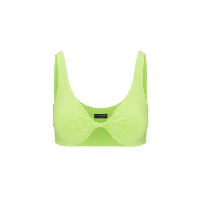 NAKED WARDROBE Twist Tank Crop Top Hourglass