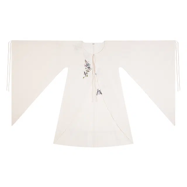 燕尾蝶织造司原创新中式国风丝光提花吊带连衣裙两件套刺绣外衫