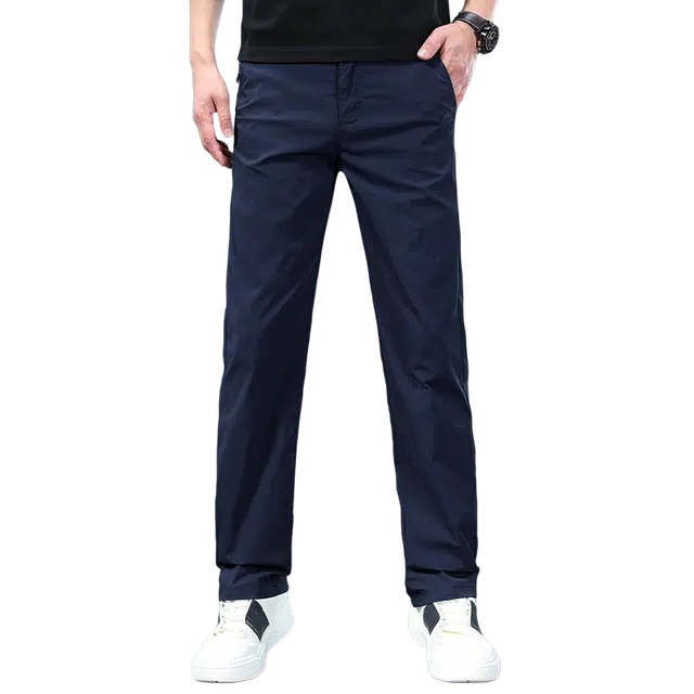 炳盛 冰丝商务百搭直筒休闲裤 男女同款