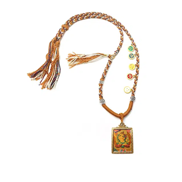 玉临门 提升考运偶遇  百年好合    佳偶天成  爱情甜蜜唐卡复古民族风手工绳#好运 合金 项链 男女同款情侣款