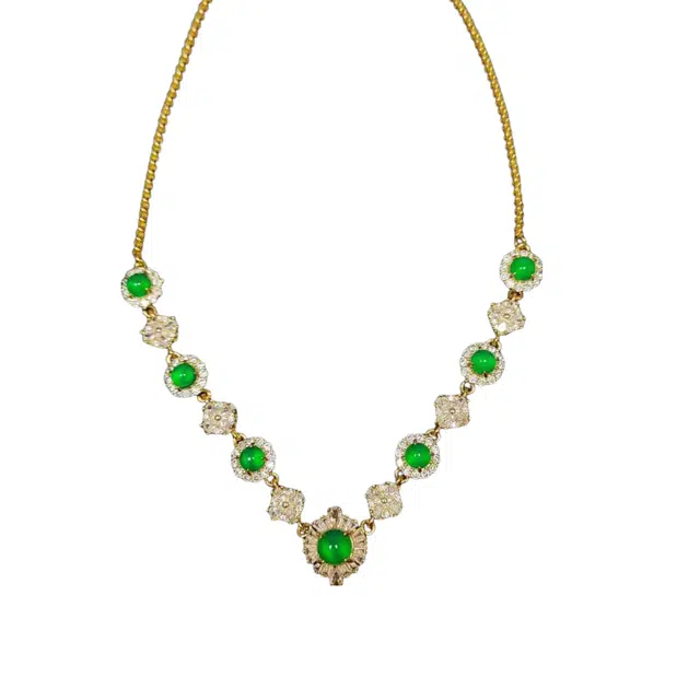 识恩 设计师款简约新中式表白甜蜜轻奢复古国风气质 玉髓 玉石项链 女款