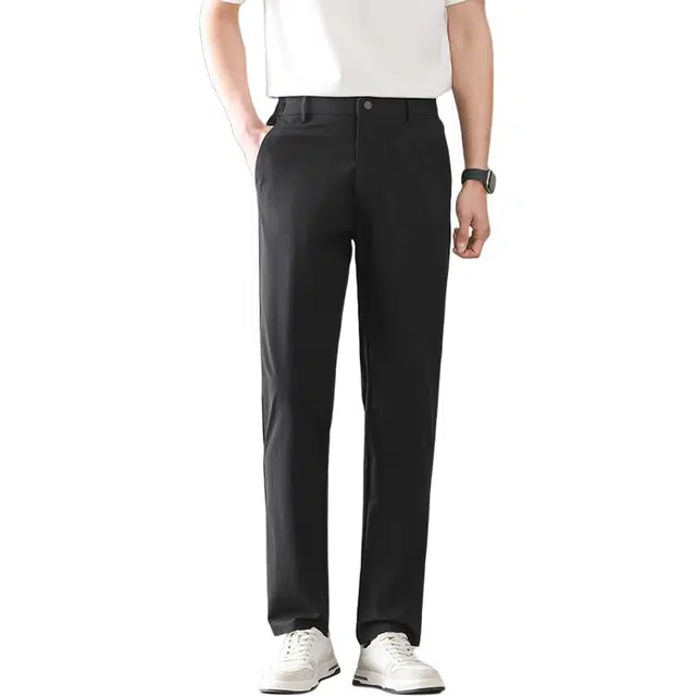 卡丹狄诺 户外冰丝如意腰凉感舒适高弹潮流百搭薄款休闲裤 男款