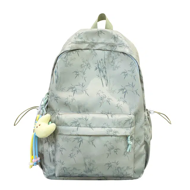 行途 新中式轻国风初中高中旅游轻便高颜值背包 尼龙 双肩包 男女同款情侣款 多色