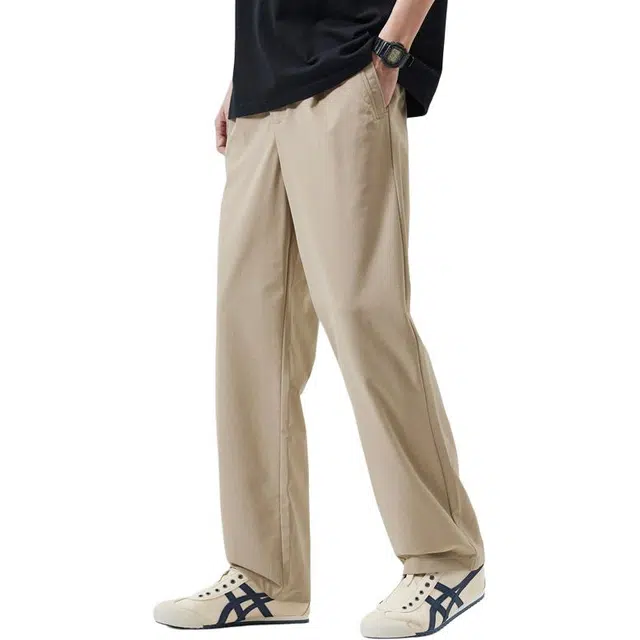 童先森 百搭凉感宽松长裤抗皱速干休闲裤 男女同款