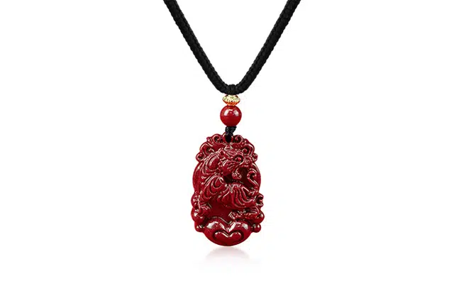 月斐 十二生肖 本命年守护属相生肖 复古国潮 朱砂 项链 男女同款情侣款