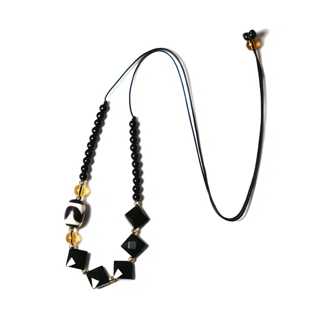 【顺风顺水顺财神】 玉临门 八方来财 藏式 牙牙玛瑙珠珠项链 复古民族风搭配 时尚个性小众#好运 玛瑙 玉石项链 男女同款情侣款