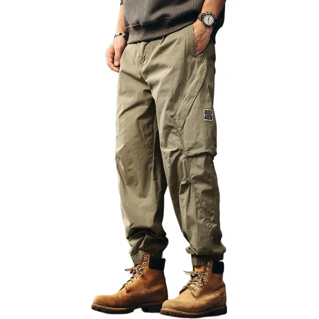 格蓝鹿 日常潮流休闲美式复古工装裤 男女同款