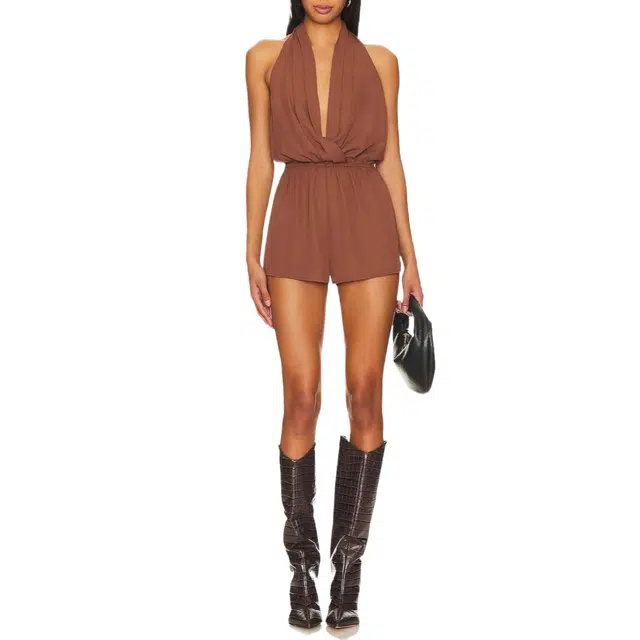 SUPERDOWN Emma Halter Romper