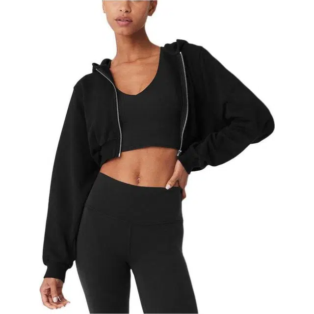 alo yoga Hoodie Jacket Black