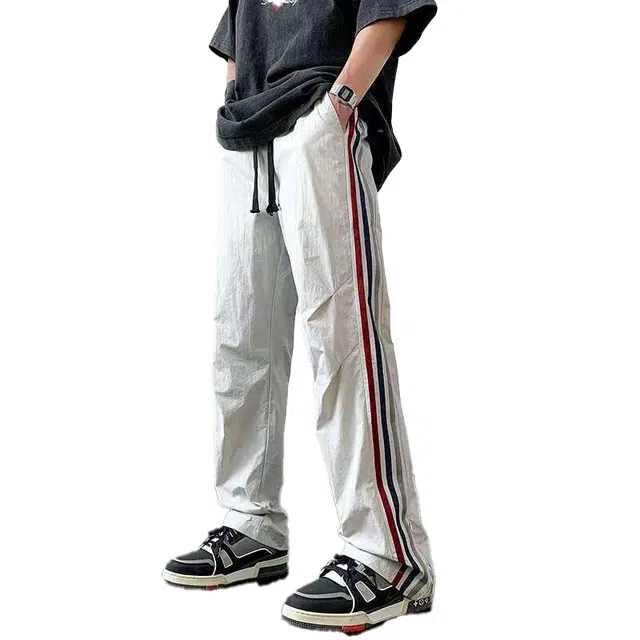 哲源 山系户外运动设计感小众可调节宽松舒适百搭阔腿休闲裤 男女同款