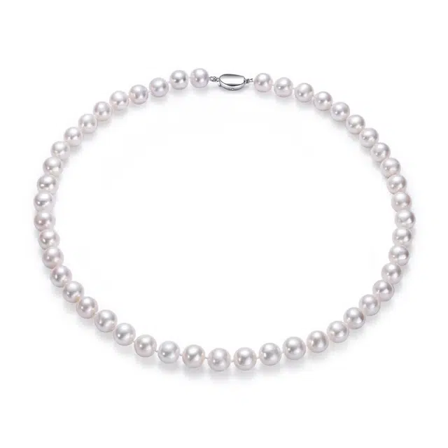 贝诗珠宝 经典妈妈链套装气质珠光宝气母亲三件套精致礼品 淡水珍珠 项链 女款 首饰礼盒可选