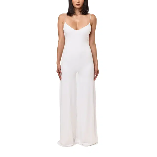 NAKED WARDROBE Smooth Cami Wide Leg Jumpsuit