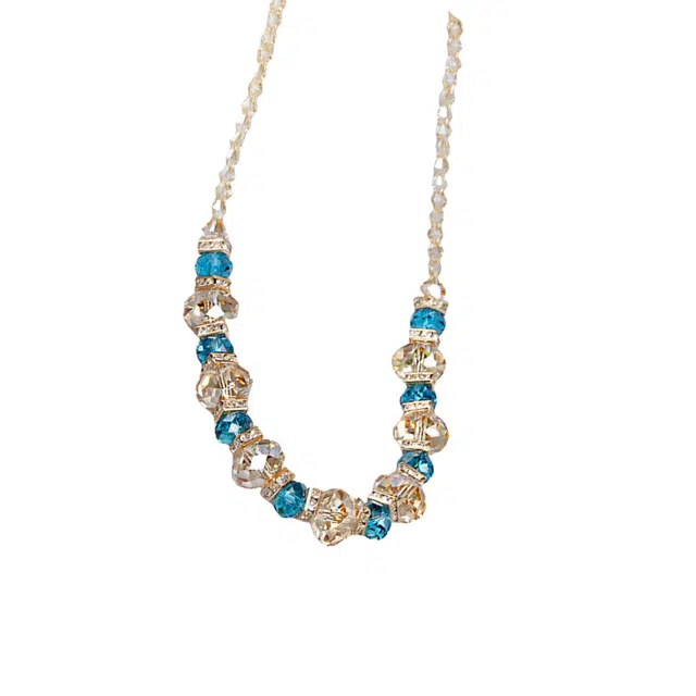 子婳 多巴胺潮酷彩色高档款简约气质 多色水晶 项链 女款