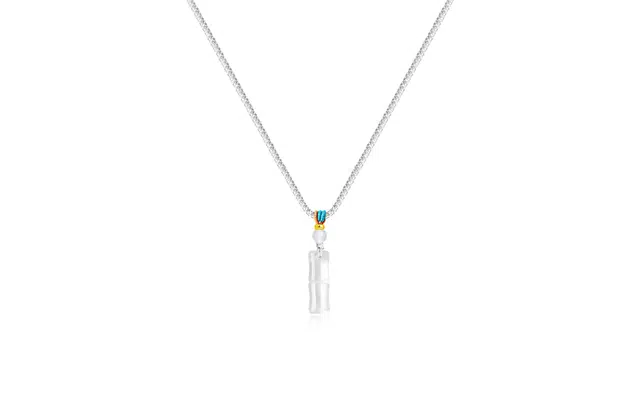 凤祥囍事 老凤祥 节节高升 竹节项绳 竹报平安 上岸好运 小众新中式时尚 高级感清冷设计极简百搭显气质 #好运 玉髓 项链 女款