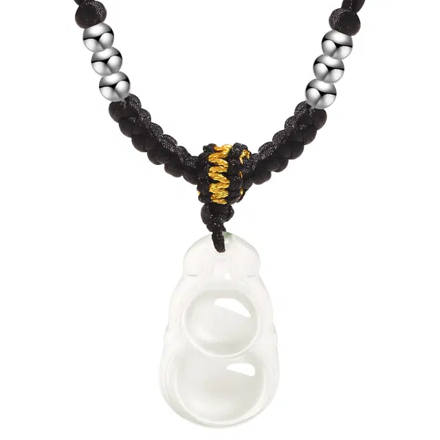 帝苏行 福禄玉葫芦 新中式国潮 吉祥如意平安顺遂 简约小众设计 玉髓 项链 女款