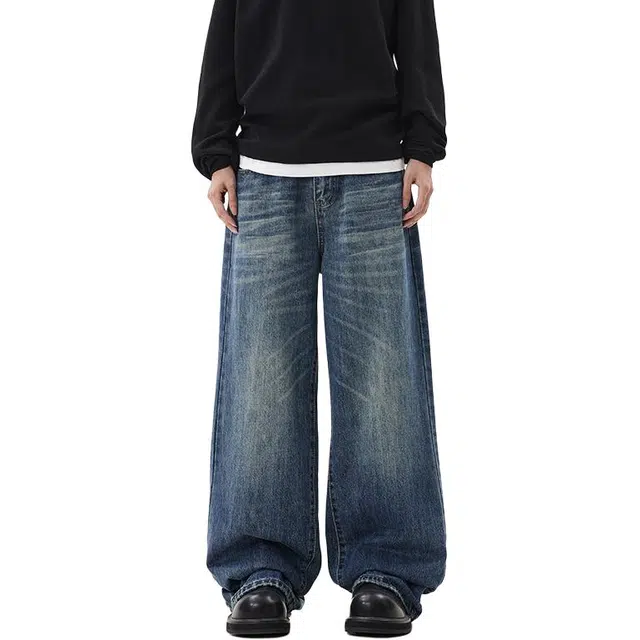 IJRJ Baggy Jeans Blue