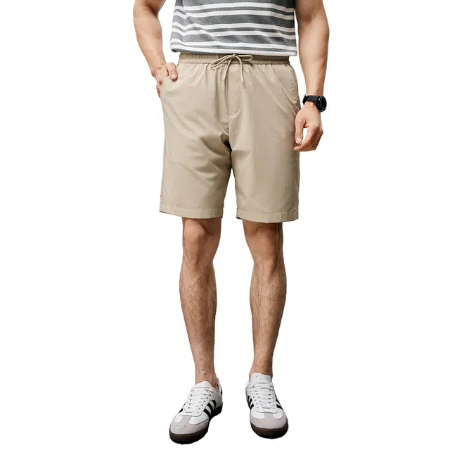 丹宁哲学 夏季舒适零感中腰休闲短裤 男款