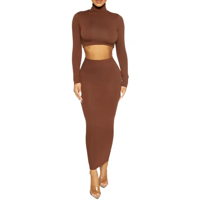 NAKED WARDROBE NW Midi Skirt