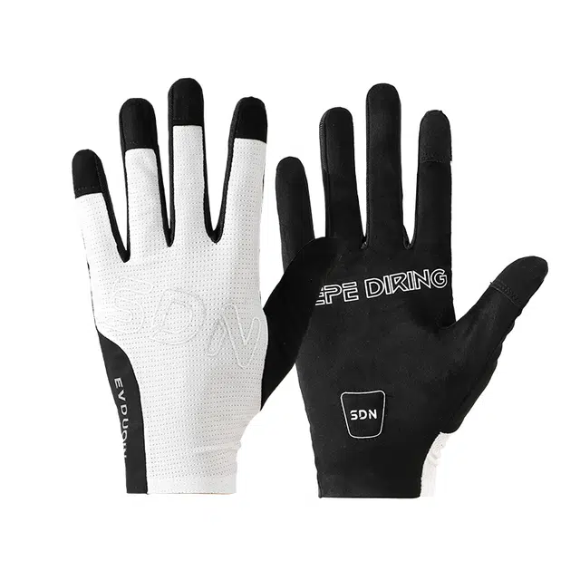 南极人 骑行夏季透气防晒户外登山攀岩公路车山地骑车防滑耐磨触屏 聚酯纤维 运动手套 男女同款情侣款