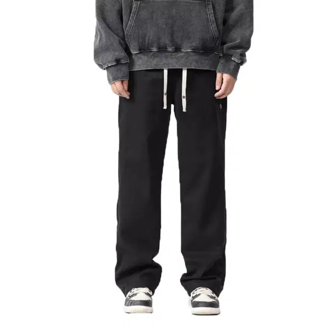 佐菲利 美式复古宽松直筒时尚百搭长裤休闲裤 男女同款