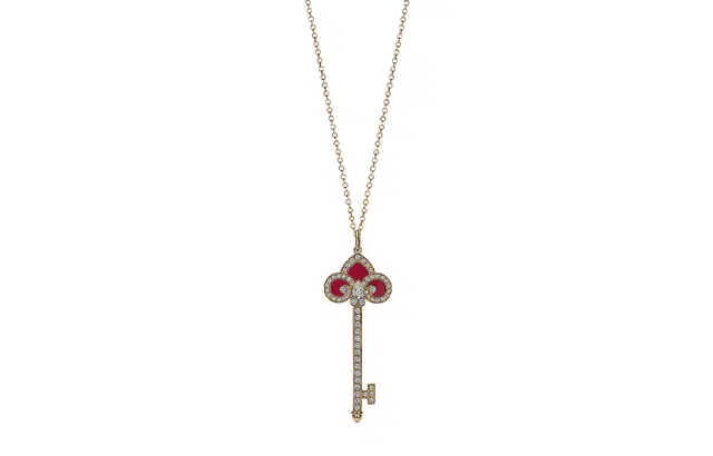TIFFANY CO. Fleur de Lis 18k